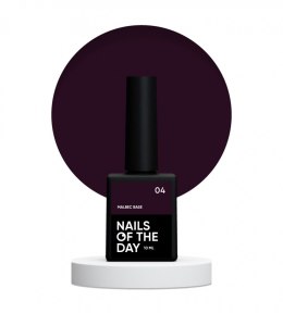 NAILSOFTHEDAY Malbec base 04 - stained glass purple black base, 10 ml