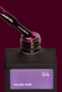 NAILSOFTHEDAY Malbec base 04 - stained glass purple black base, 10 ml