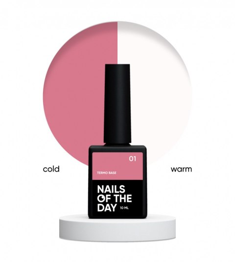 NAILSOFTHEDAY Termo base 01 – thermo base (dusty pink/milky), 10 ml