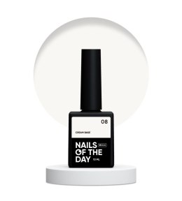 NAILSOFTHEDAY Cream base 08 – молочна база для чутливих нігтів, 10 мл