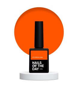 NAILSOFTHEDAY Let's special Coral - gel polish, 10 ml