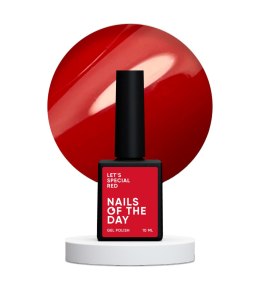 NAILSOFTHEDAY Let's special Red - gel polish, 10 ml