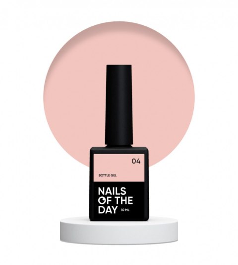 NAILSOFTHEDAY Bottle gel 04 - milky-beige gel for strengthening and repairing, 10 ml