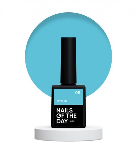 NAILSOFTHEDAY Bottle gel 05 - błękitny do wzmocnienia i naprawy, 10 ml