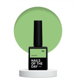 NAILSOFTHEDAY Bottle gel 06 - green gel for strengthening and repairing, 10 ml