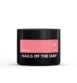 NAILSOFTHEDAY Bottle gel 07 - coral-red gel for strengthening and repairing, 30 ml