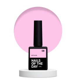 NAILSOFTHEDAY Bottle gel 08 – холодний рожевий гель для зміцнення та ремонтів, 10 мл