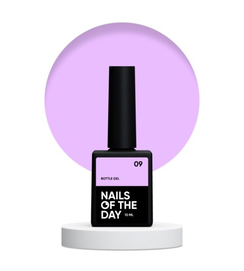 NAILSOFTHEDAY Bottle gel 09 – світло-бузковий гель для зміцнення та ремонтів, 10 мл