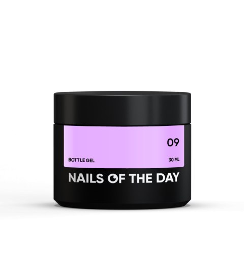 NAILSOFTHEDAY Bottle gel 09 - jasno-fioletowy do wzmocnienia i naprawy, 30 ml