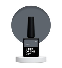 NAILSOFTHEDAY Bottle gel 16 — криючий сірий гель для зміцнення та ремонтів, 10 мл