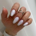 NAILSOFTHEDAY Bottle gel Shimmer 01 - white with silver speck gel for strengthening and repairing, 10 ml