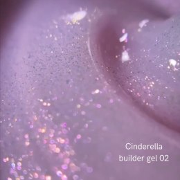 NAILSOFTHEDAY Cinderella builder gel 02 - pink builder gel with pearlescent shine, 15 g