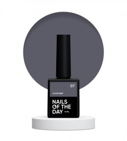 NAILSOFTHEDAY Color base 07 - graphite-grey base coat, 10 ml