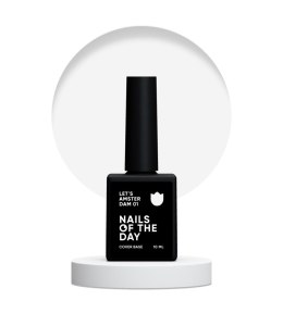 NAILSOFTHEDAY Let's Amsterdam 01 — sheer-milky camouflage base for nails, 10 ml