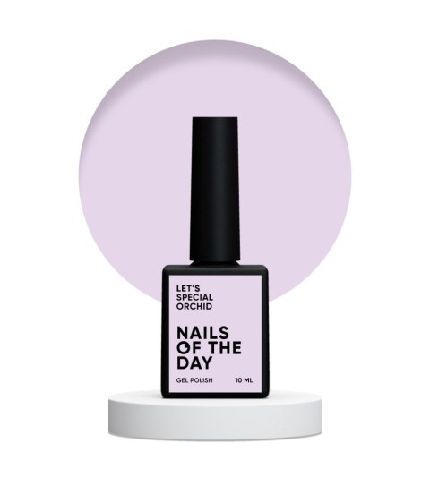 NAILSOFTHEDAY Let's special Orchid - delikatno-różowy lakier hybrydowy, 10 ml