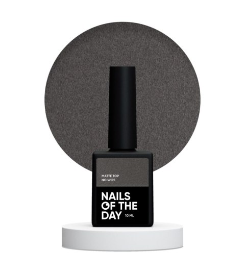 NAILSOFTHEDAY Matte top no wipe - matowy top bez lepkiej warstwy i z filtrem UV, 10 ml