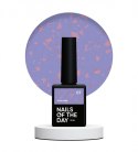 NAILSOFTHEDAY Potal base 07 – liliowa baza z miedzianymi płatkami, 10 ml