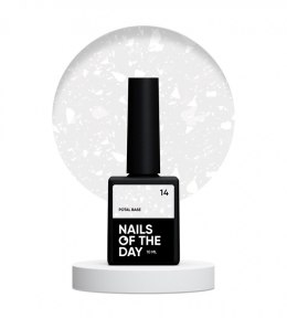 NAILSOFTHEDAY Potal base 14 – ніжно-молочна база з білою поталлю, 10 мл