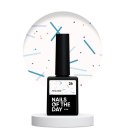 NAILSOFTHEDAY Potal base 26 – ванільно-молочна база з неоновими блискітками, 10 мл