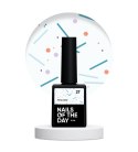 NAILSOFTHEDAY Potal base 27 – delicate-milky base with neon glitter, 10 ml