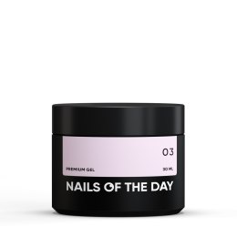 NAILSOFTHEDAY Premium gel 03 - молочно-рожевий гель-будівельний, 30 мл