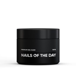 NAILSOFTHEDAY Premium gel clear - przezroczysty żel budujący, 30 ml