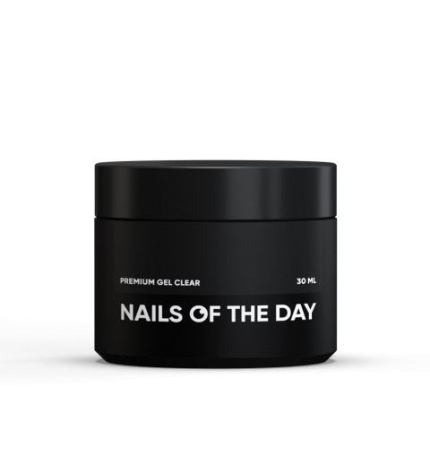 NAILSOFTHEDAY Premium gel clear — прозорий будівельний гель, 30 мл