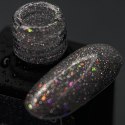 NAILSOFTHENIGHT Reflective base 01 - base with "flash" effect with silver-pink glitter, 10 ml