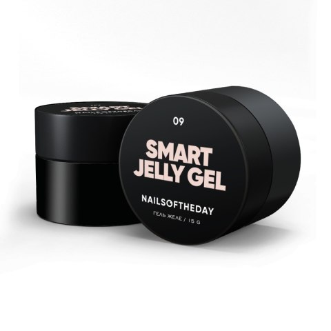 NAILSOFTHEDAY Smart Jelly gel 09 - mleczno-beżowy budujący żel-galaretka, 15 g