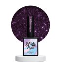 NAILSOFTHENIGHT Blackberry - fioletowy lakier hybrydowy z odblaskową drobinką, 10 ml