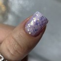 NAILSOFTHENIGHT Glitter gel 01 - purple gel with glitter, 5 g