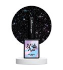 NAILSOFTHENIGHT Manhattan - black gel polish with holographic reflective particle, 10 ml