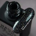 NAILSOFTHENIGHT Manhattan - black gel polish with holographic reflective particle, 10 ml