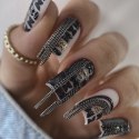 NAILSOFTHENIGHT Manhattan — чорний з голографічним шимером світловідбиваючий гель–лак, 10 мл