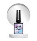 NAILSOFTHENIGHT Shell Bottle gel 01 - біло-срібний гель з перлинним ефектом для зміцнення та ремонтів, 10 мл