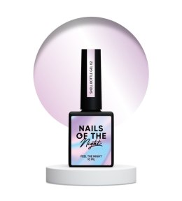 NAILSOFTHENIGHT Shell Bottle gel 02 - white and pink pearl gel for strengthening and repairing, 10 ml