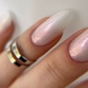 NAILSOFTHENIGHT Shell top 03 – перламутровий топ з рожевою втиркою без липкого шару, 10 мл