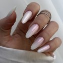 NAILSOFTHENIGHT Shell top 03 – перламутровий топ з рожевою втиркою без липкого шару, 10 мл