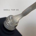 NAILSOFTHENIGHT Shell top 05 - pearl top with gold powder without sticky layer, 10 ml