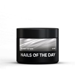 NAILSOFTHEDAY Glossy top wipe - глянцевий топ з липким шаром та без УФ-фільтру, 30 ml