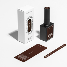 NAILSOFTHEDAY Color of the month December 2024 Basilisk - brown hybrid polish with reflective particle , 10 ml