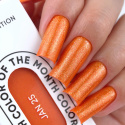 NAILSOFTHEDAY Color of the month January 2025 Vitamin C - jaskrawo pomarańczowy lakier hybrydowy z delikatną drobinką , 10 ml