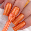 NAILSOFTHEDAY Color of the month January 2025 Vitamin C - jaskrawo pomarańczowy lakier hybrydowy z delikatną drobinką , 10 ml