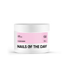 NAILSOFTHEDAY Cover base NEW 02 - translucent pink nude hybrid base, 30 ml