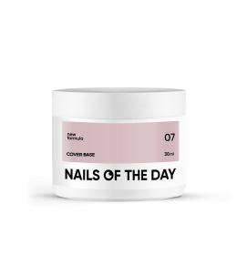 NAILSOFTHEDAY Cover base NEW 07 - półprzezroczysta baza w odzieniu kawy latte, 30 ml