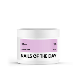 NAILSOFTHEDAY Cover base NEW 14 - covering lilac base coat, 30 ml