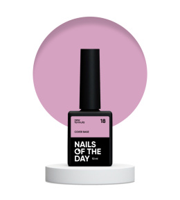 NAILSOFTHEDAY Cover base NEW 18 - напівпрозоре рожеве камуфлююче базове покриття, 10 мл