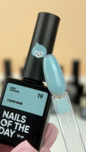 NAILSOFTHEDAY Cover base NEW 19 - translucent light blue base coat, 10 ml