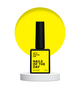 NAILSOFTHEDAY Let's special Pen - yellow gel polish, 10 ml