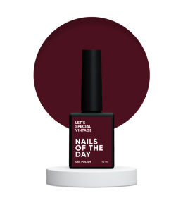 NAILSOFTHEDAY Let's special Vintage - classic burgundy gel polish, 10 ml